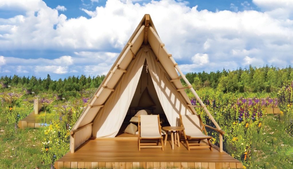Canvas adventure tent