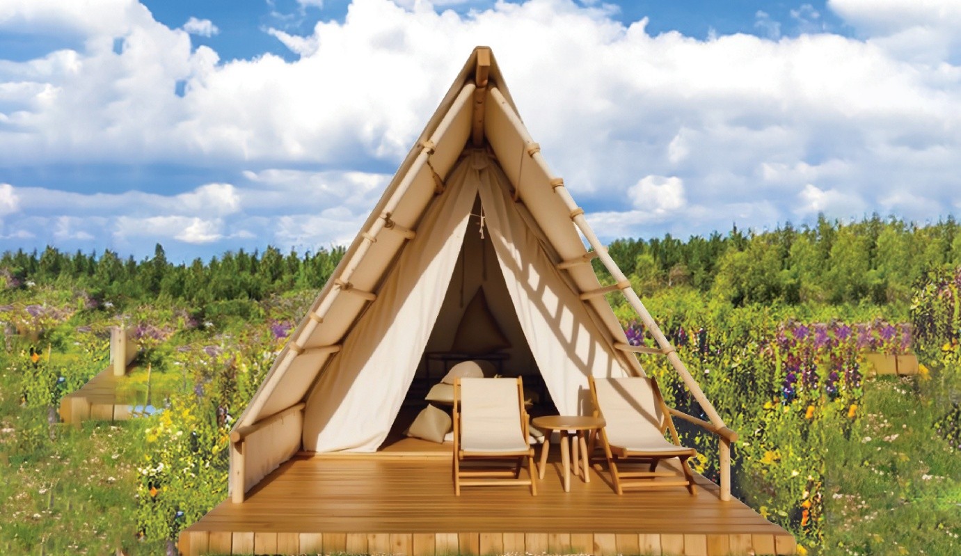 Canvas adventure tent