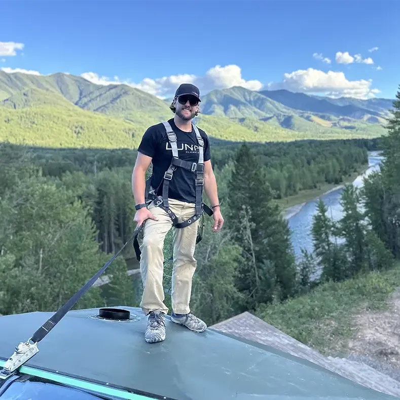 Tyson Vinek, Founder of Luna Glamping